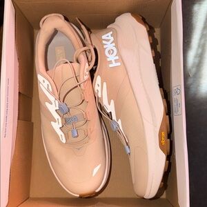 Hoka Women's Peach/Tan Trail Running Shoes